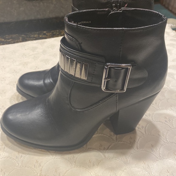 Rampage Black Booties Size 7.5 - Picture 4 of 10